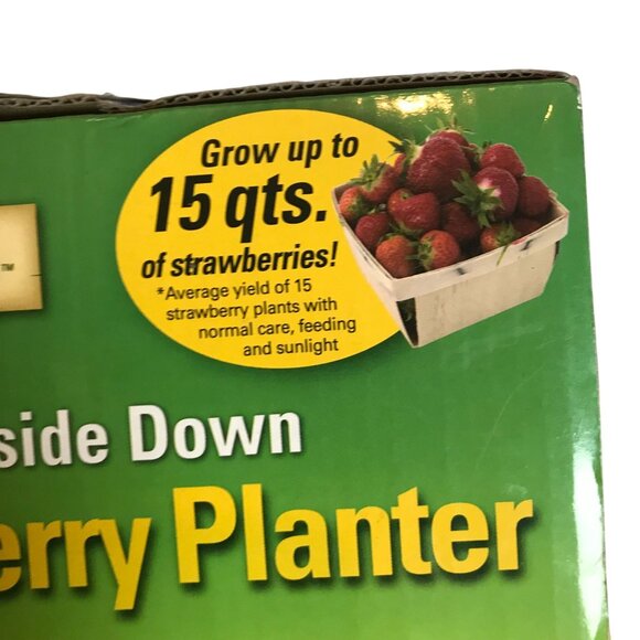 Topsy Turvy Upside Down Strawberry Planter  As Seen On TV  Easy Outdoor Gardenin - Picture 3 of 5